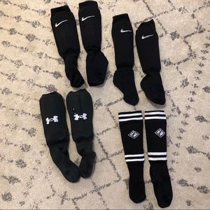 Soccer Shin Guard Socks ⚽️ 4 Pairs